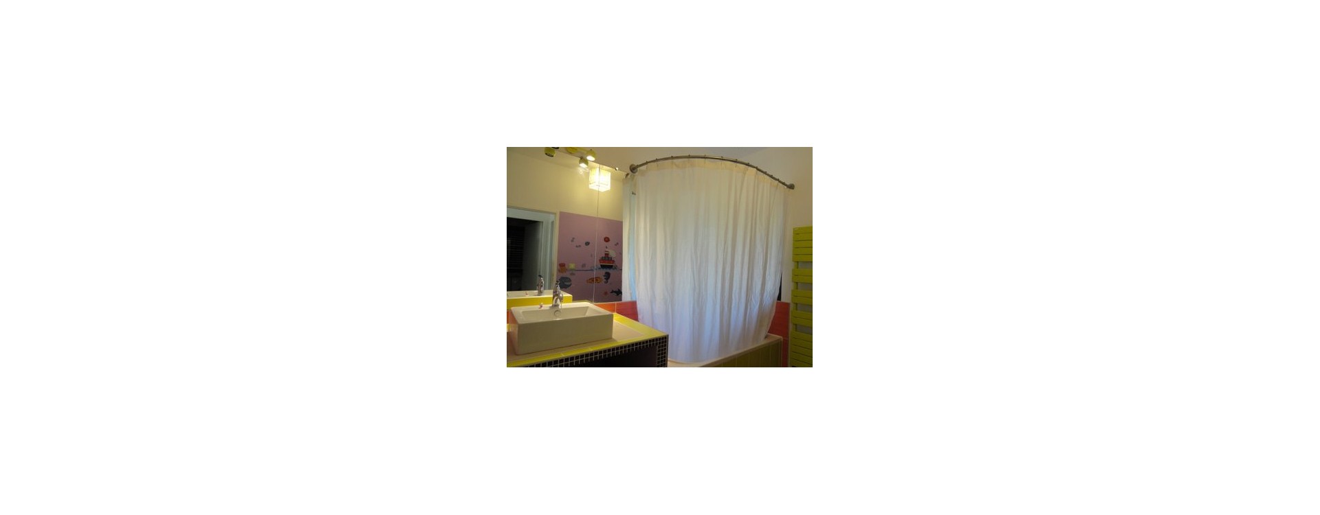 Tringle rideau de douche galbobain salle de bain d\'enfants | GalboBain Tringle rideau de douche galbobain salle de bain d\'enfants | GalboBain