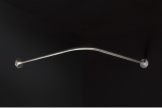 Barre Rideau de Douche d'angle 90 x 90 cm