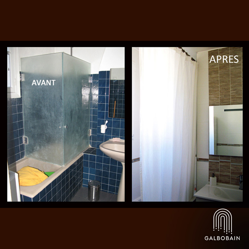 paroi de verre et solution rideau GalboBain