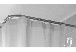 Nouveauté : barres rideau de douche standards TS80 et TS90 pour receveurs de douche carrés